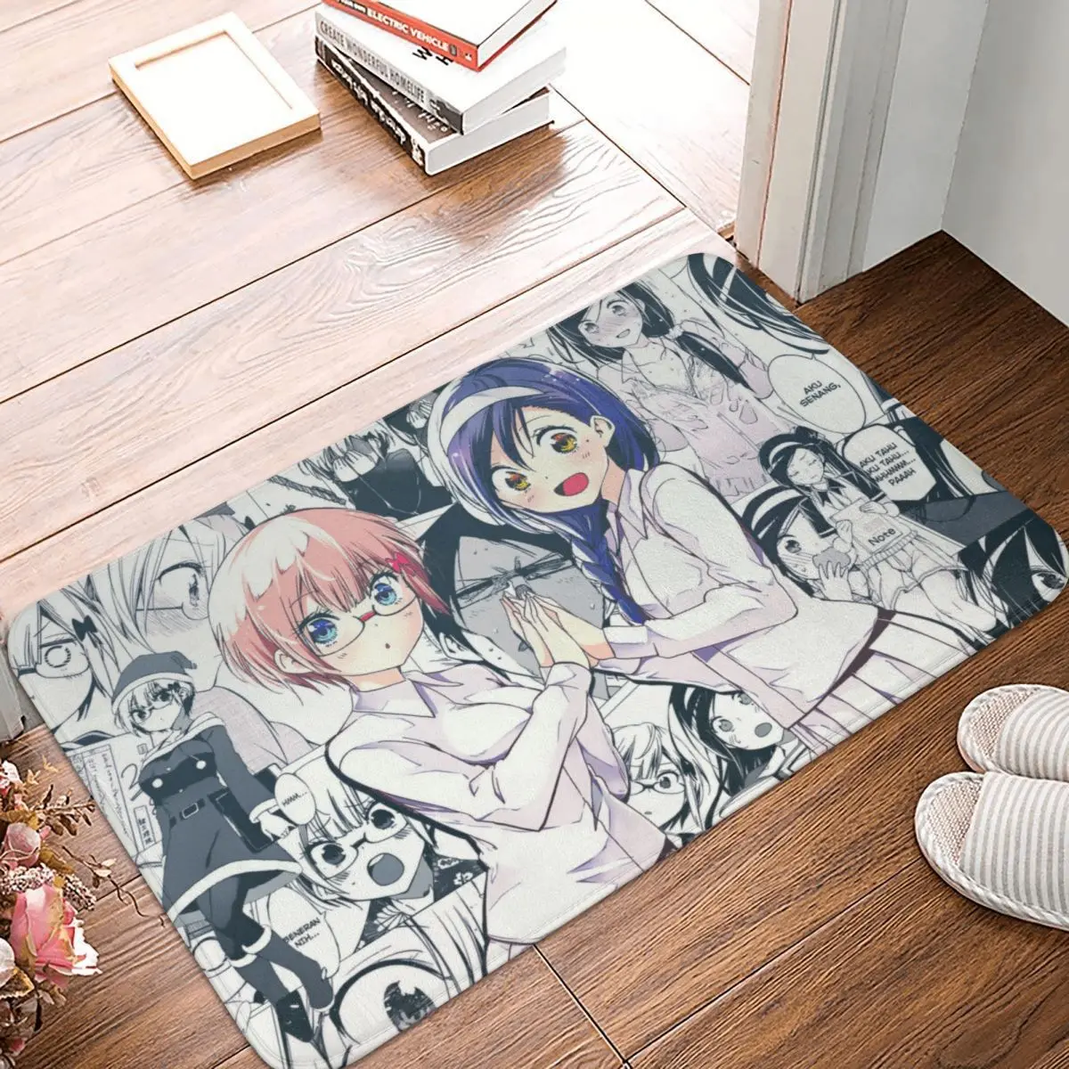 

Manga Cut Non-slip Doormat Kitchen Mat Boku Ben Fumino Furuhashi Hallway Carpet Welcome Rug Bedroom Decorative