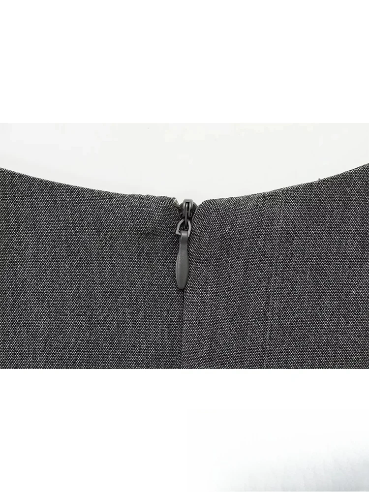 ชุดเดรสผู้หญิง KONDALA สไตล์เซ็กซี่เก๋ไก๋ ดีไซน์เว้าช่วงเอว คอทรงโอ พร้อมซิป ชุดมินิเดรสแฟชั่น ฤดูใบไม้ผลิ/ฤดูร้อน 2025 สไตล์โบฮีเมียน สำหรับงานปาร์ตี้