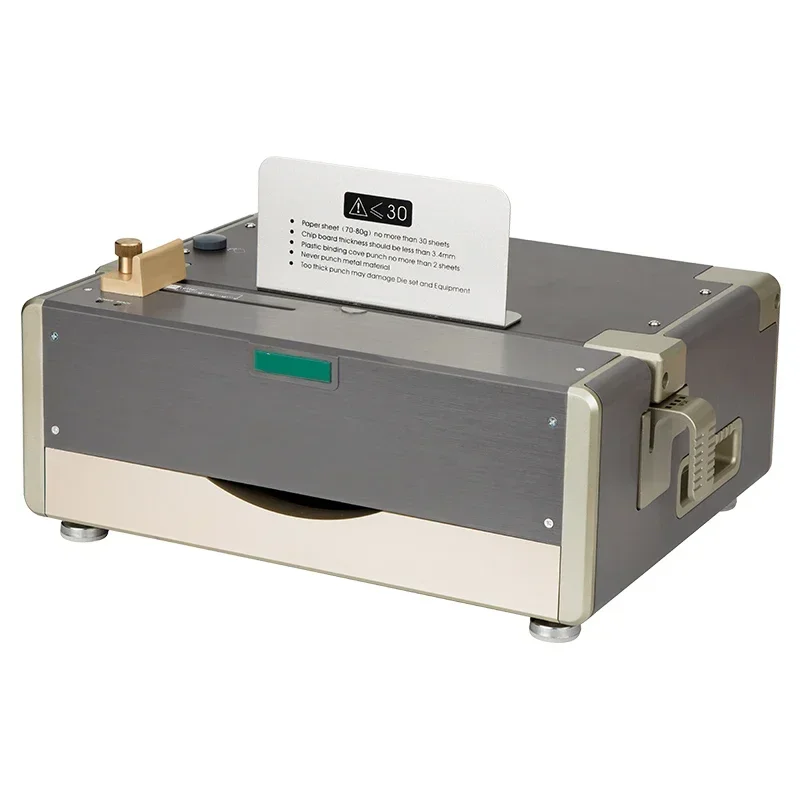 Wire-binding punching machine; NB989 heavy-duty, multifunctional electric machine with interchangeable dies.
