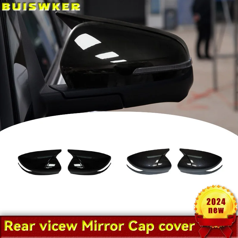 

Side Wing Rearview Mirror Cover For Hyundai IX25 2020-2023 Glossy Black Cap Sticker Trim Mirror Shell