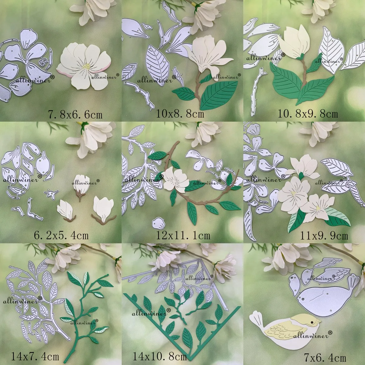 New flower leaf series DIY Craft Metal Cutting Die Scrapbook Embossed Paper Card Album Craft Template Stencil Dies