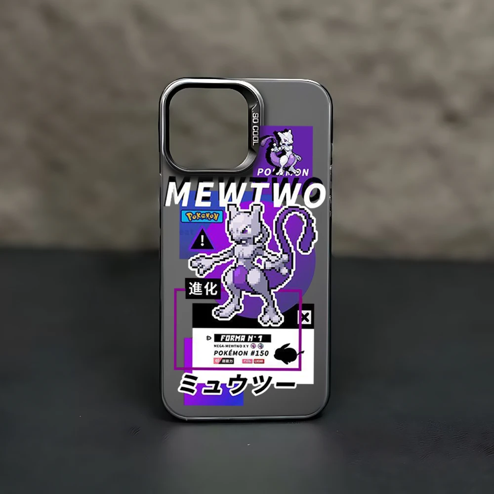 G-Gengars جراب هاتف لـ iPhone ، M-Mewtwotops D-Digitos ، حلوى غير لامعة ، ظهر ضد الكسر ، iPhone 16 ، 15 ، 14 ، 13 ، 12 ، 11 Pro Max ، X ، XR ، XS Max ، 8 ، 7 Plus #6