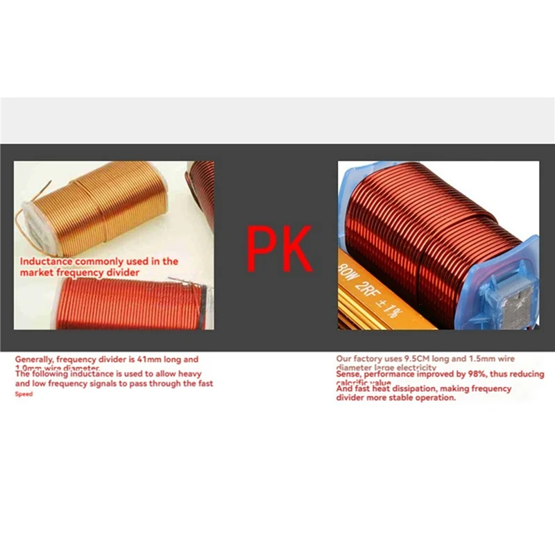 【¡Compre lo más bajo!】2X subwoofer divisor de frecuencia específica altavoz de graves puros Crossover HIFI 1100W de alta potencia para altavoz de Audio de 15 18 pulgadas