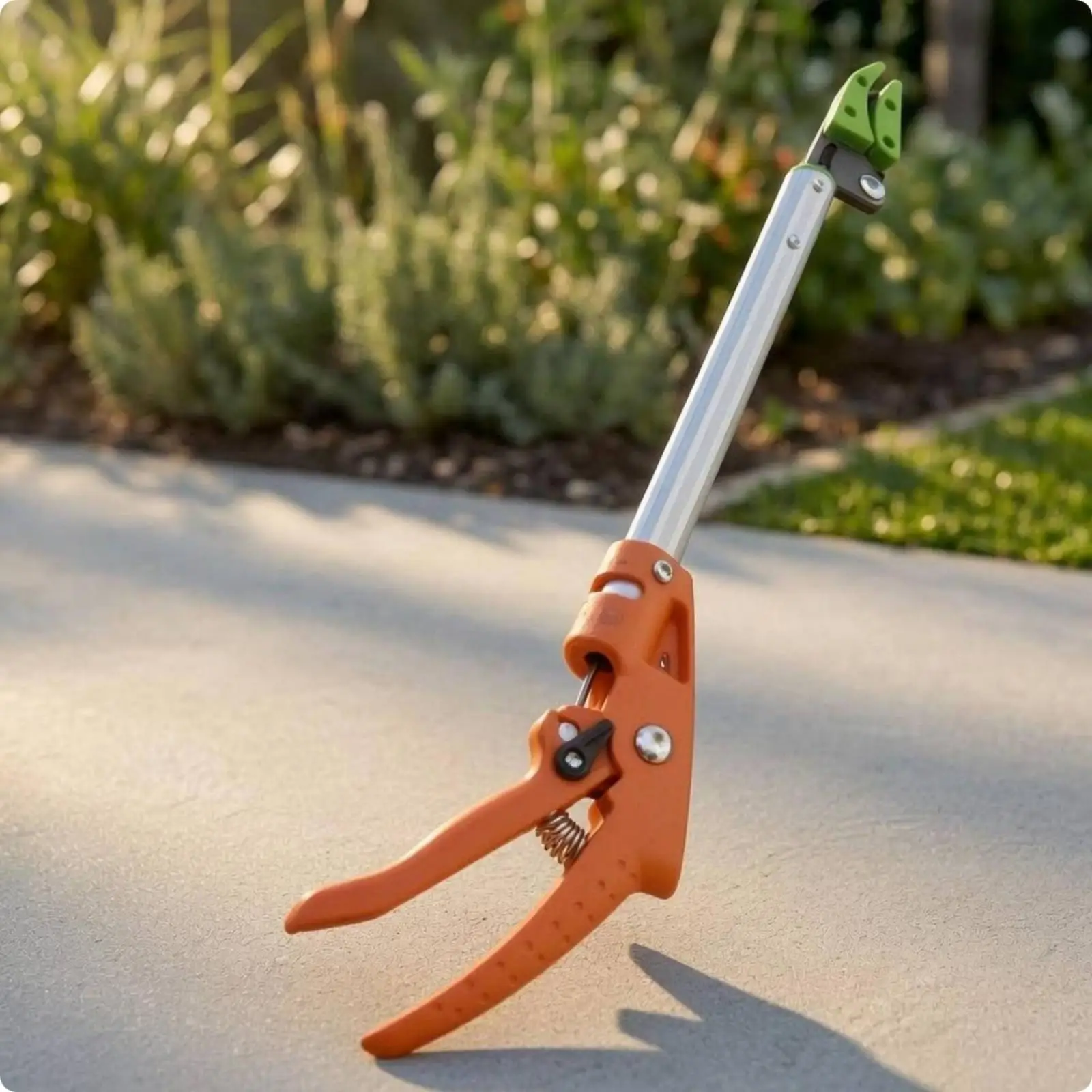 Gardening Pruning Shears Aluminum Long Handle Pruner Trimming Tool for Plants Bushes and Roses - view 2