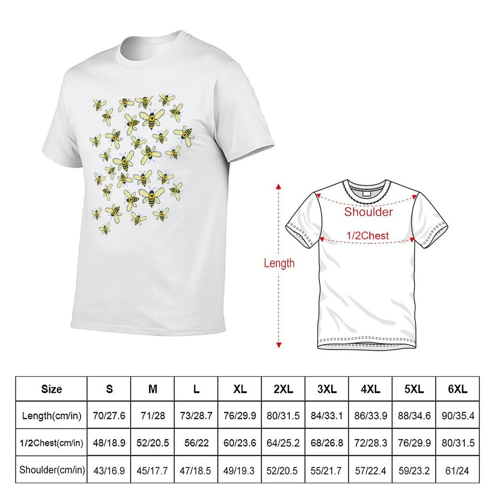Honey Makers T-Shirt t shirts for man cotton soft man t shirt luxury T-Shirt