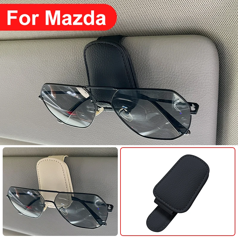 Per 2003-2024 2023 Mazda Universal Glasses Clip CX-30 50 60 70 80 90 BT-50 CX-3 4 5 7 8 MX-30 ATENZA AXELA accessori interni 2022 2021 2020 2019 2018 2017 2016 2015 2014 2013 2012 2011 2010 2009 2008 2007 2006 2005 200