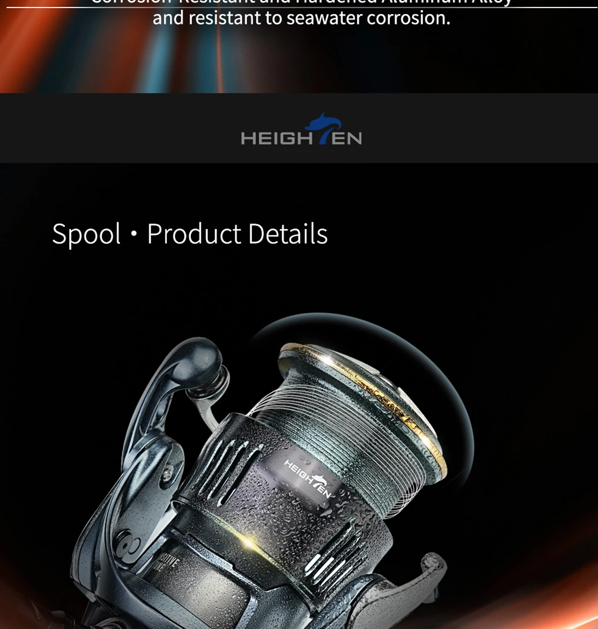 HEIGHTEN LT2500S Ersatzspule für 23 Airity / 22 Exist / 24 Certate / 21 Luvias Airity Spinnrolle zum Spinnfischen – Detail 4