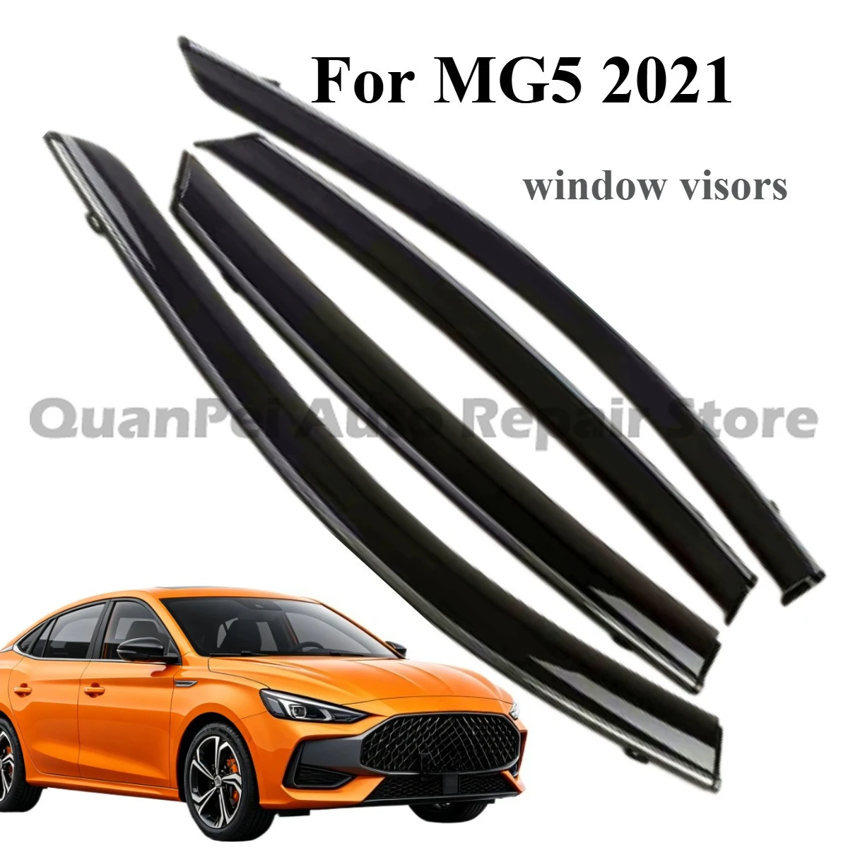 Durable car vent visors For MG5 2021,stable bonding,prevent rain splash,keep fresh air inside car on rainy days