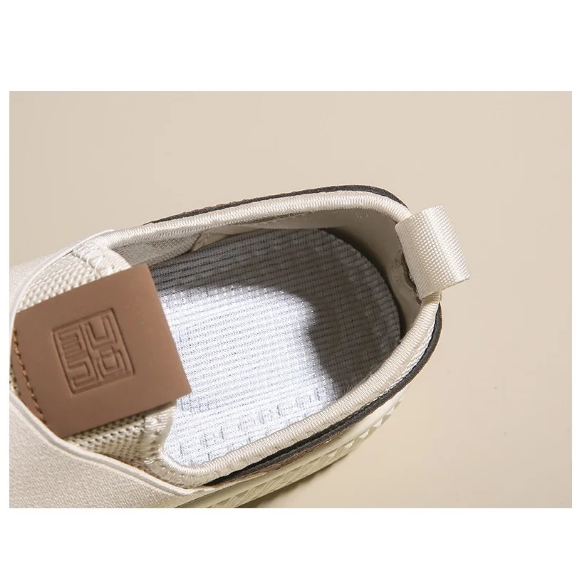 Women's summer breathable trainers slip on sports shoes woman cross band sneaker designer shoe Leisure sneakers mesh espadrilles