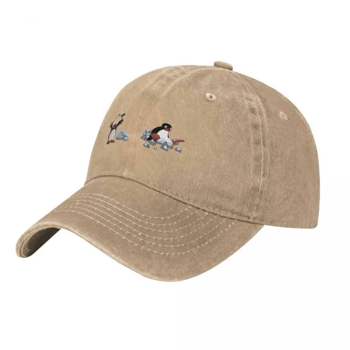 Angry Geologist Penguin Baseball Cap Golf Cap Streetwear hiking hat Men's Hats Women's