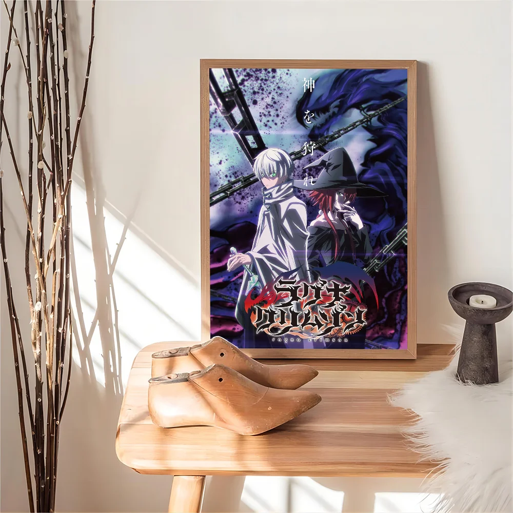 ملصق لاصق من Ragna قرمزي ذاتي الصنع ، ملصق حائط فاخر لغرفة المعيشة ، ديكور بار ، ديكور حائط