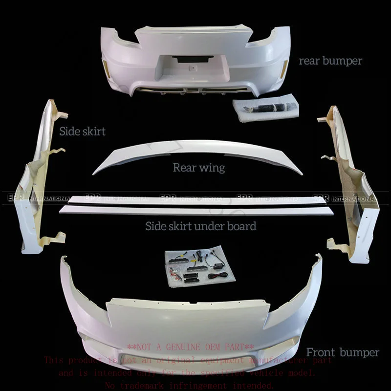 Suitable for Nissan Devil Z34 370Z car parts, Weber modification, full resin fiber body kit
