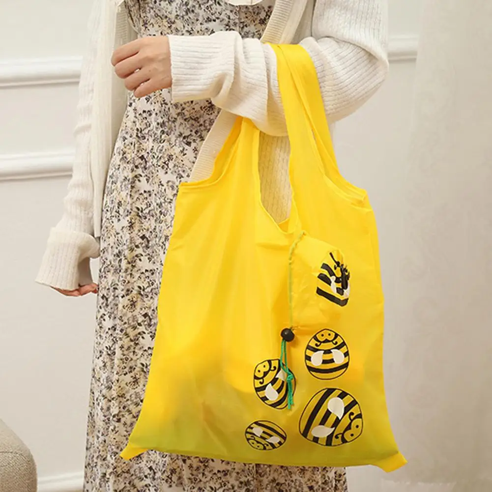 Shopping Bags Foldable Heavy Duty Washable Shopping Tote Eco-friendly Reusable Grocery Bags Tote Pouch Waterproof Storage Bag