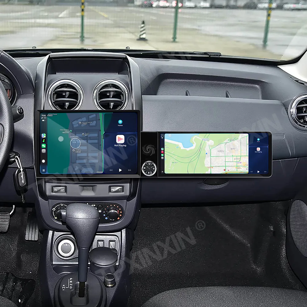 Different Type Dual Screen Car Radio For Renault Duster 2015-2023 Car Multimedia Video Player GPS Navigation Carplay Head Unit