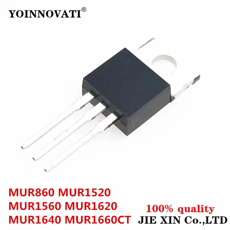 10Pcs MUR860 MUR1520 MUR1560 MUR1620 MUR1640 MUR1660CT MUR 220 module module Wholesale