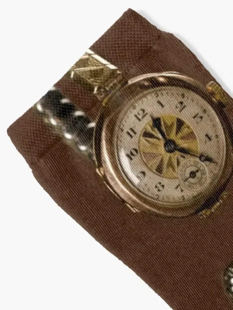 Vintage clock work watch. Socks hip hop sheer christmass gift Socks Girl Men's