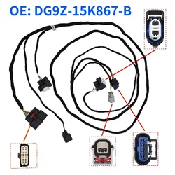 1Pc DG9Z-15K867-B Vehicle Front Bumper Grille Wire Harness Replacement Parts For Ford Fusion 2013-2016 Car Accessory DG9Z15K867B