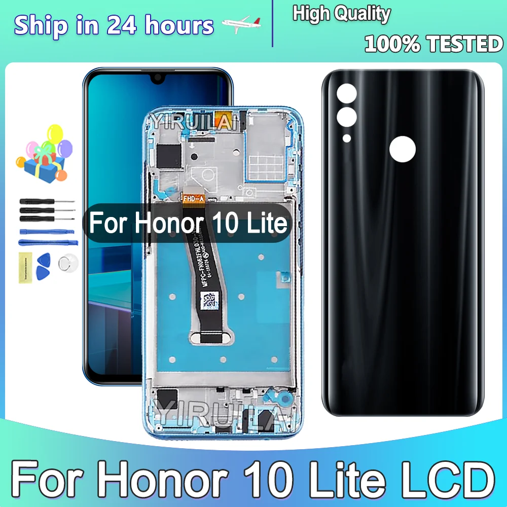 

6.21" For Huawei Honor 10 Lite LCD Display Touch Screen Digitizer Assembly Display For Huawei Honor 10i HRY-LX1 HRY-LX2 LCD