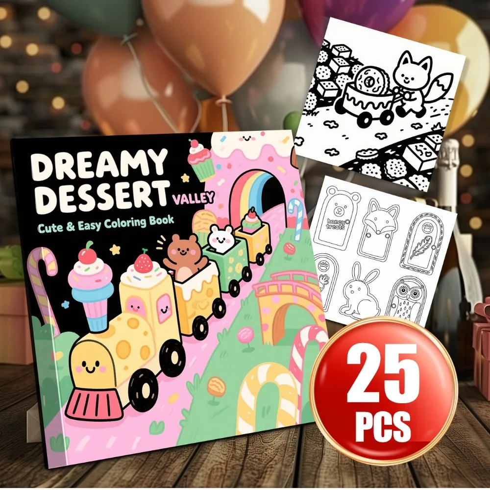 DIY Cartoon Coloring Book After Class Practice Enlightenment Focus Training Colorful Cartoon Images Fold Resistant Clear Lines
