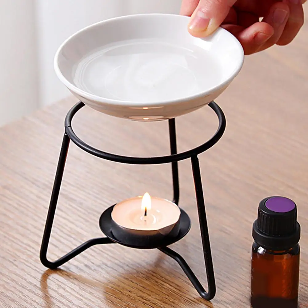 Useful Wax Melter Holder Multipurpose Wax Candle Burner Rust-proof Wax Melter Stand Aroma Diffuser Ornament  Purify Air