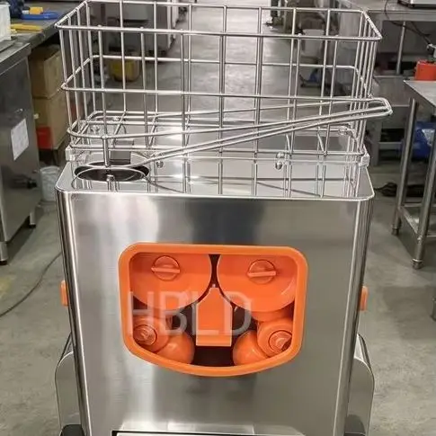 Automatic Orange Juice Machine Commercial Citrus Squeezer Stainless Steel Bar Juice Equipment