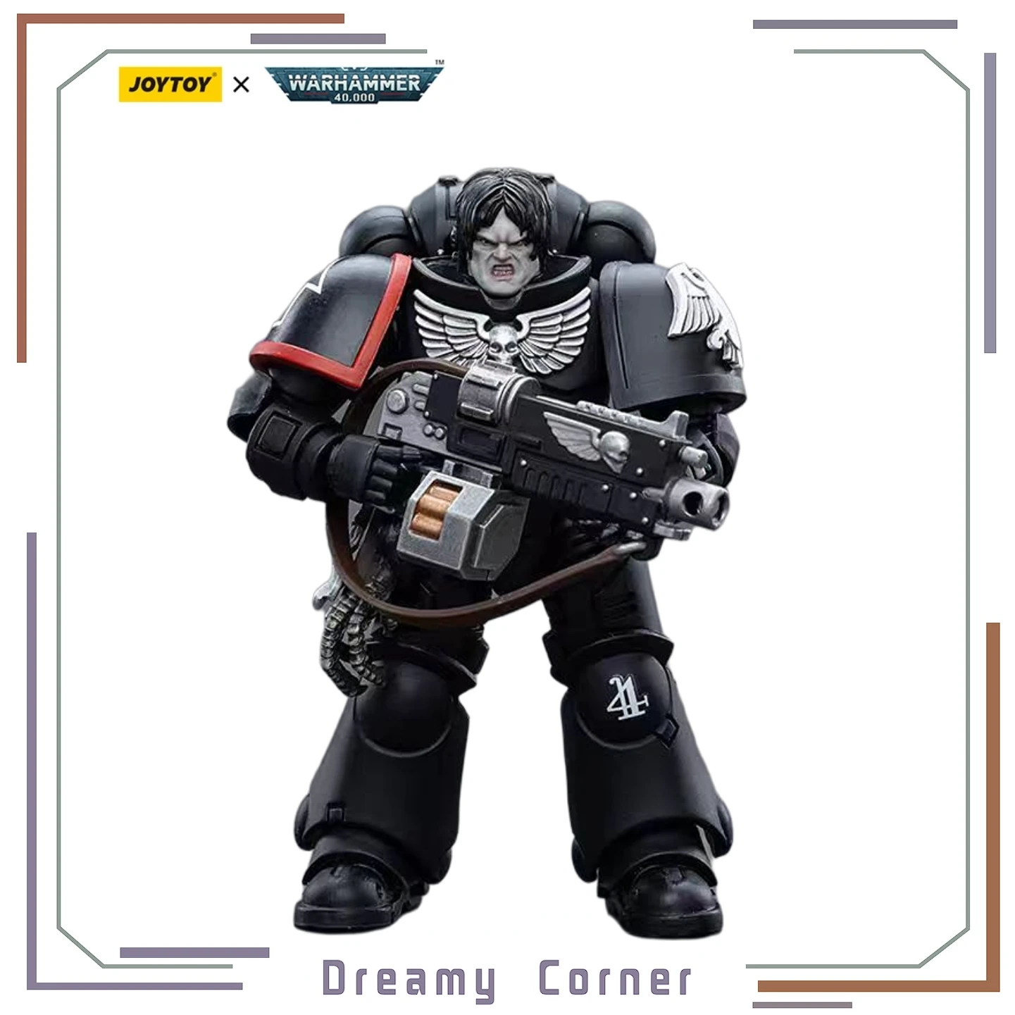 

【В наличии】JOYTOY Warhammer 40K Raven Guard Intercessors Brother Colvane 1/18 Фигурка Модель игрушки
