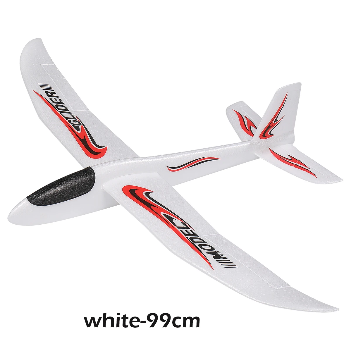 48/99 cm großes Schaumstoff-Segelflugzeug, Handwurfflugzeuge, Outdoor-Spielzeug, 2 Flugmodus, fliegendes Spielzeug für Kindergeburtstagsparty-Gefälligkeiten