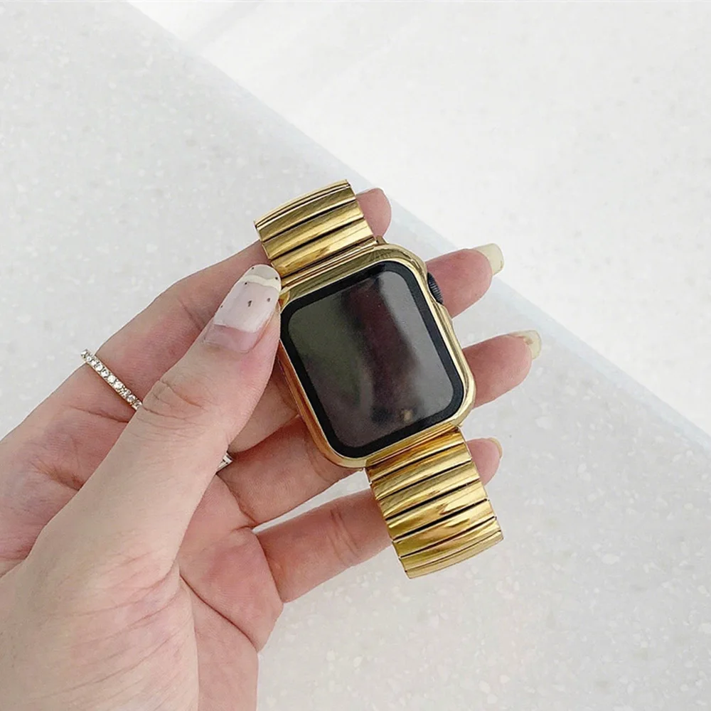 Apple Watchバンド44mm Ultra 49mm Series10 9 8 7 6 5 4 3 SE 38/42 40mm ボヘミアブレスレット iWatch 41mm 45mm 46 49用伸縮性ストラップ