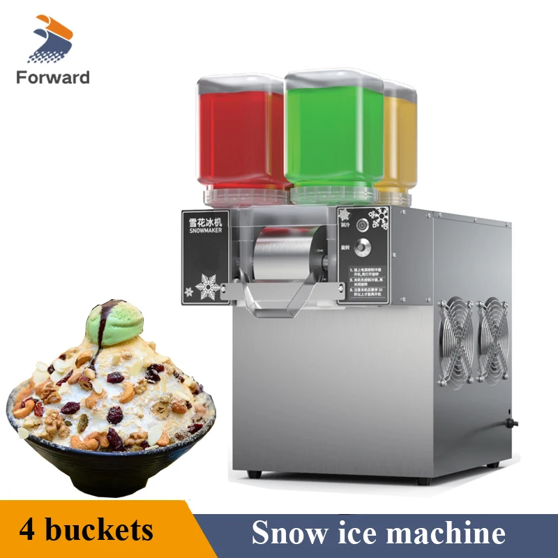 Máquina Bingsu de copo de nieve, trituradora de copo de nieve, máquina de hielo comercial, Mini tipo coreano