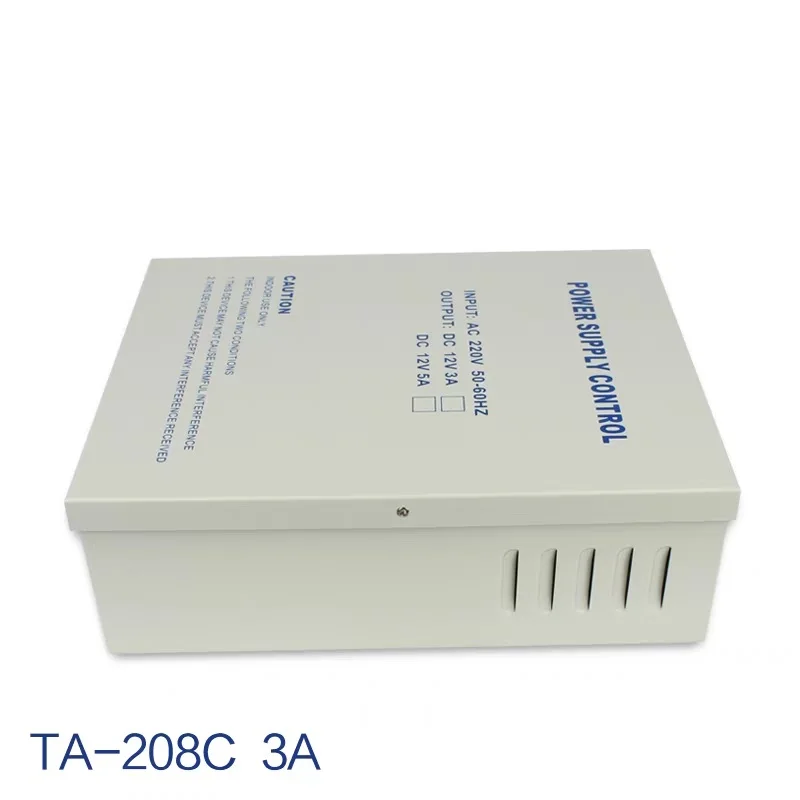 5A Universal 12V Power Supply With Backup Battery Interface For Door Access Control System