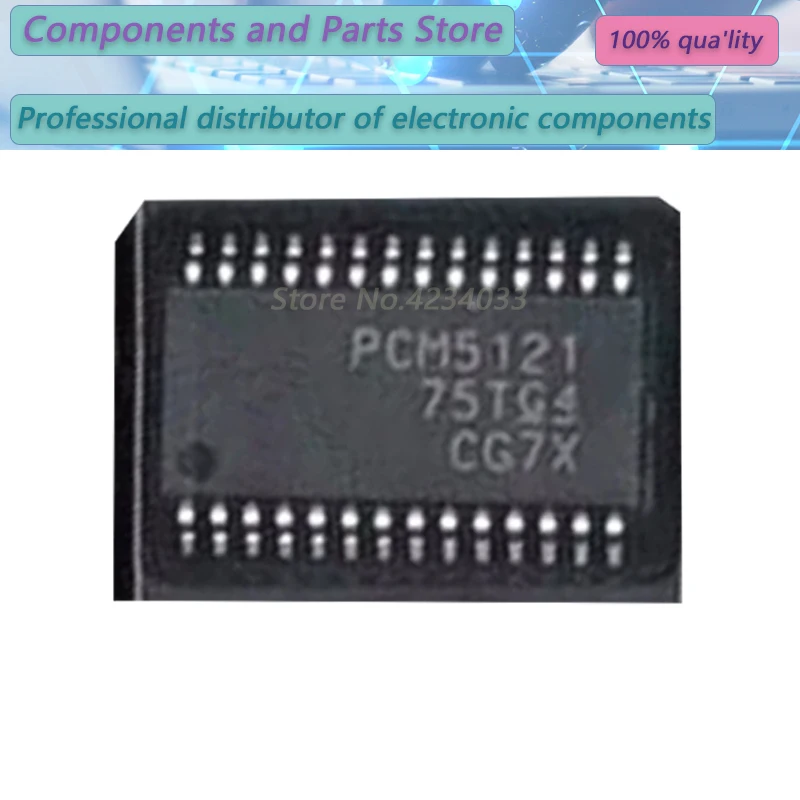 10PCS  PCM5121PW  PCM5121P  PCM512   TSSOP28  NEW100%  PCM5121PW