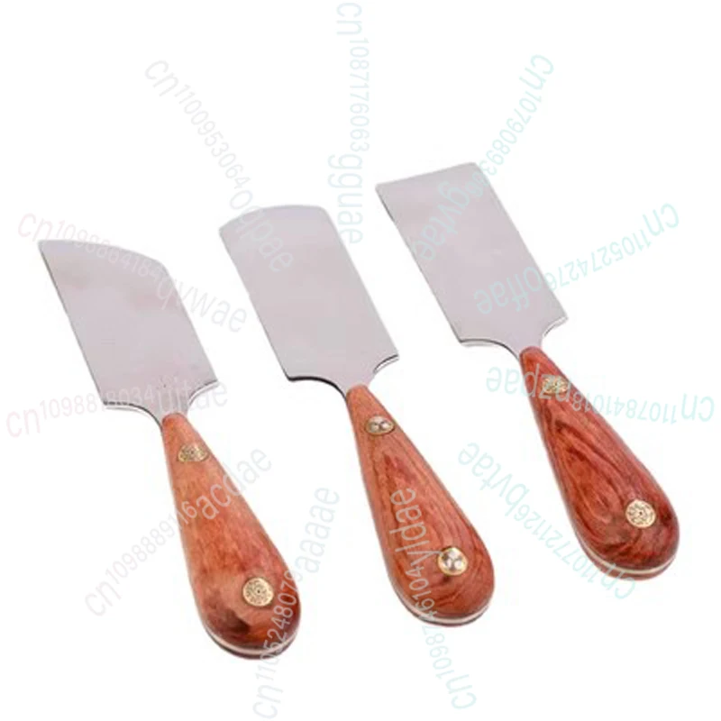 

Профессиональные инструменты ручной работы своими руками, нож для очистки кожи, нож для очистки кожи, выпуклый нож M390, розовая сталь с ручкой из палисандра