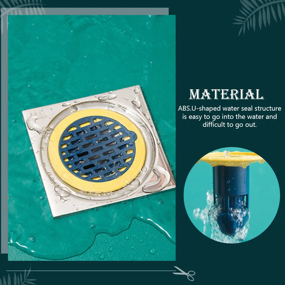 2 Stuks Anti-Geur Aftapplug Abs U-vormige Water Afdichting Antislip Slijtvaste Vloer Accessoire Huishoudelijke douche Wc