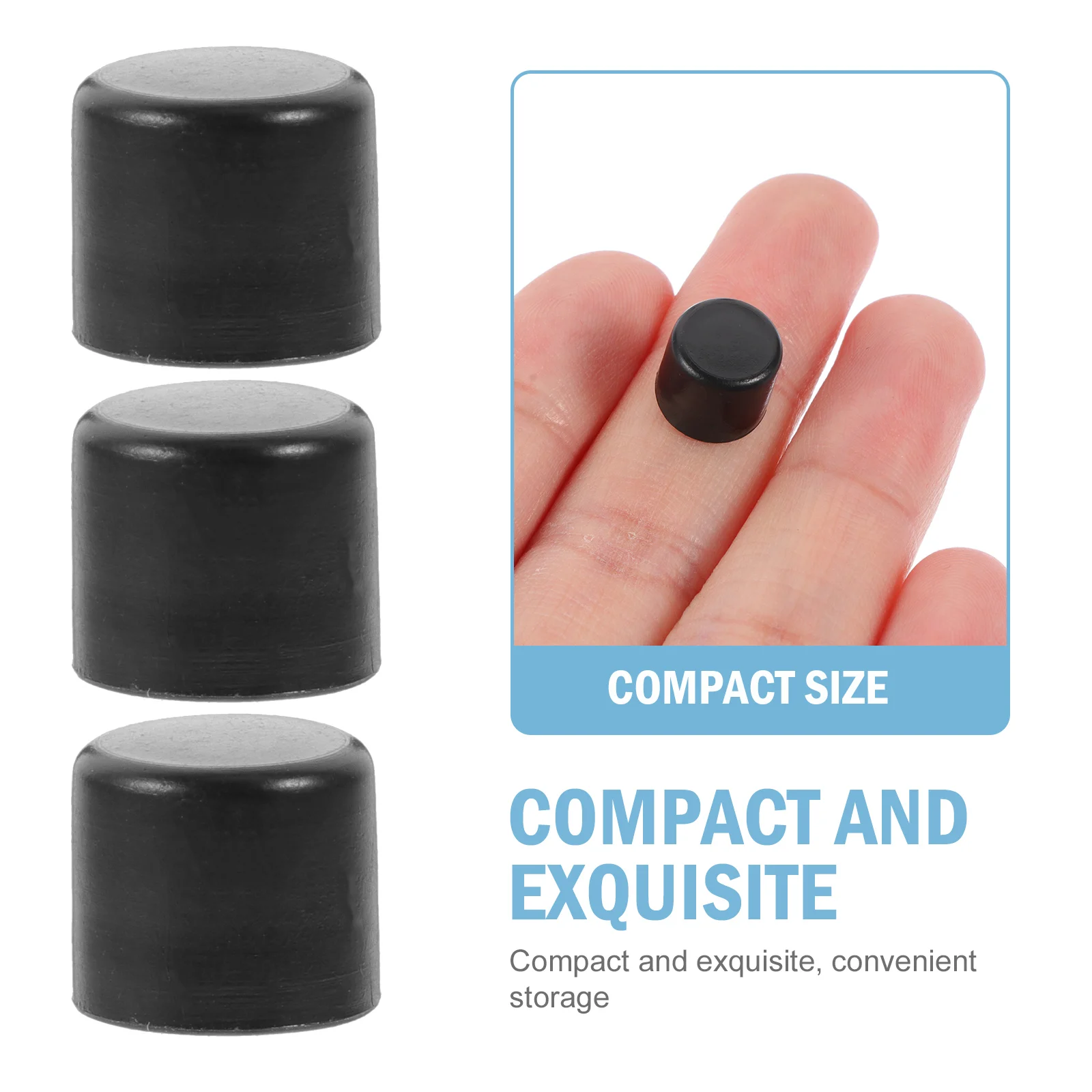 

20 Pcs Football Machine Cap Large Foosball Table Replacement Safety End Caps Nuts Kids Soccer for Rod Rods Parts Accessories