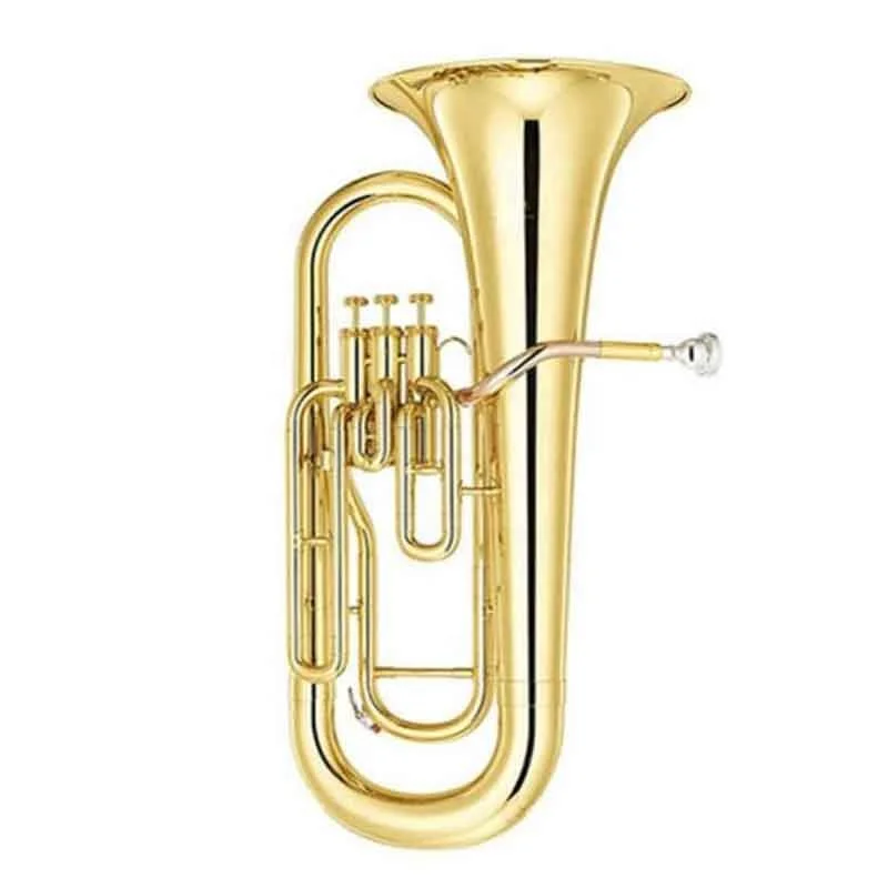 Factory Supply Brass Musical Instruments Professional Euphonium Golden Finish with case Good Quality Horn and Sound China Made