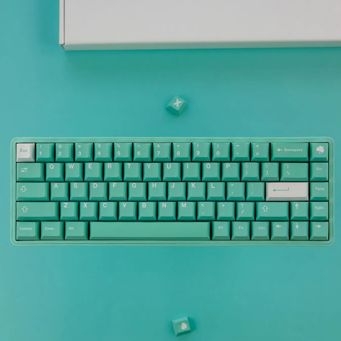 GMK-tecla PBT Tiffany, 129 PBT Kycaps Cherry Profile DYE-SUB, personalizadas, para teclado mecánico