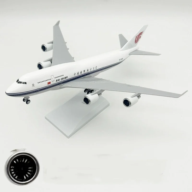 ダイキャスト 1/250スケール 30CM 飛行機模型 スタンド付き B747 エアチャイナ航空 飛行機模型 おもちゃ 展示用 航空愛好家向け