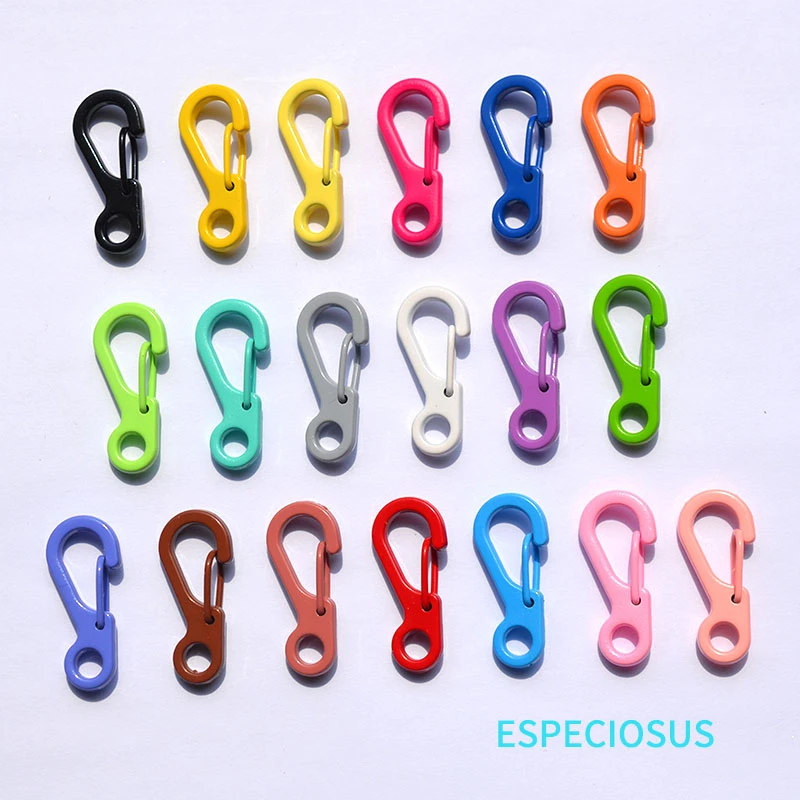 3.2CM Alloy Lobster Clasps Multi Color Painted Snap Hook Metal Bag Buckle For DIY Key Chain Handcraft Jewelry Making Accessories