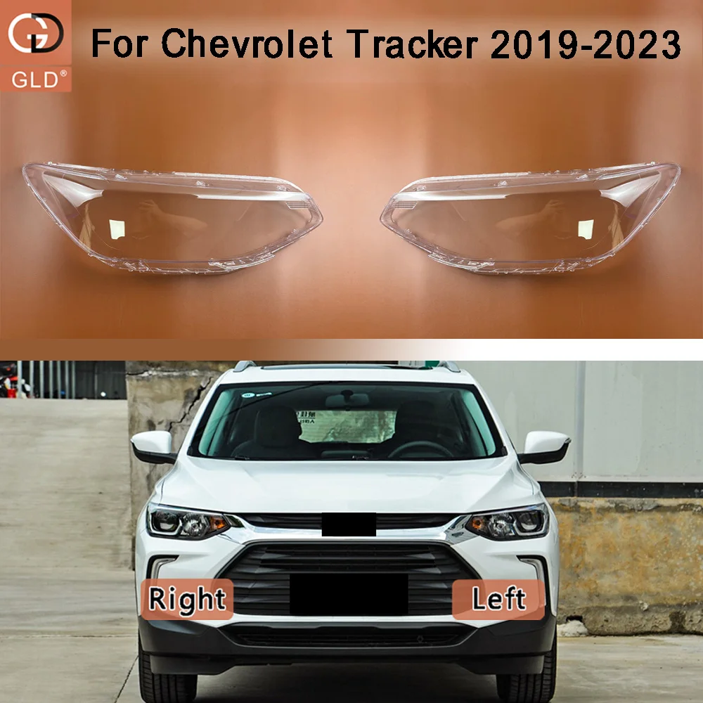For Chevrolet Tracker 2019-2023 Front Headlamp Lamp Shell Transparent Headlight Cover Lens Plexiglass Replace Original Lampshade