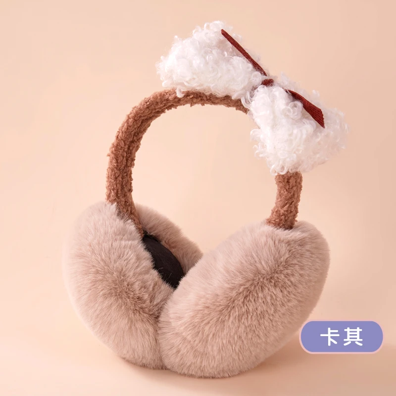 New style earmuffs for women winter ear covers ear warmers cute anti-freeze ear protection ear caps foldable versatile