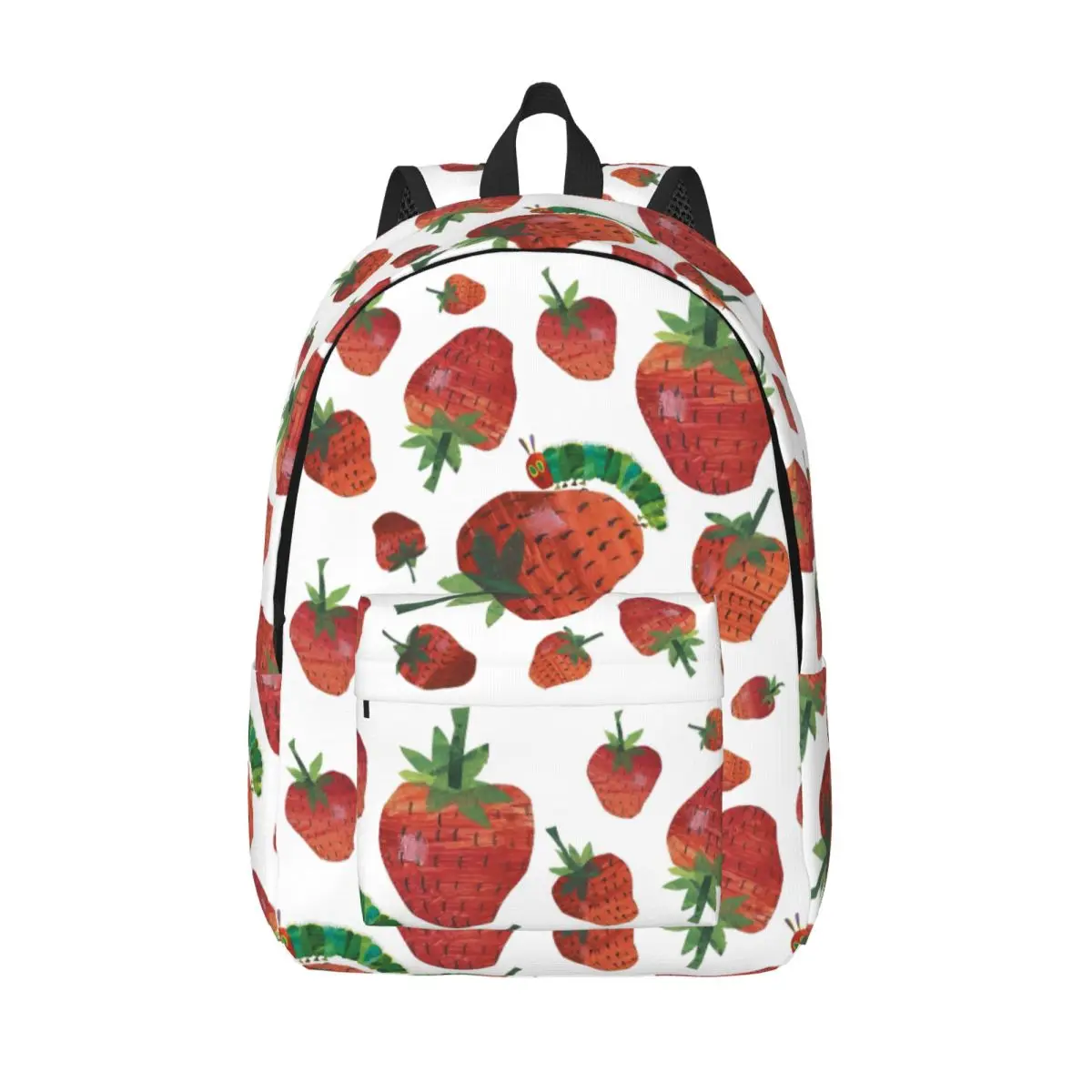 os-lagartas-muito-famintos-morango-classico-mochila-caminhadas-ao-ar-livre-viagem-dos-desenhos-animados-livro-daypack-computador-portatil-saco-de-lona