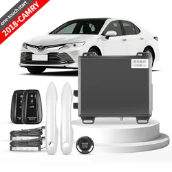 Dla Toyota 18-23 Camry Alarm samochodowy z autostartem Push One Button Auto Start Stop Keyless Entry System Smart Key Zestaw zdalnego uruchamiania