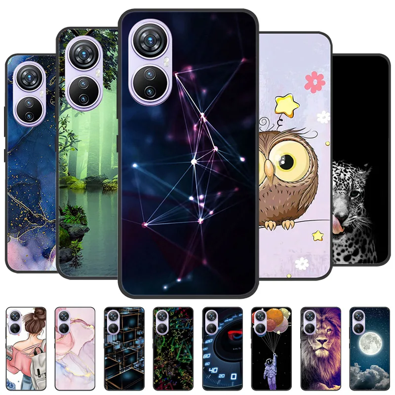 For Blackview A200 Pro Case Cover A200Pro Silicone Soft Marble Black Bumper Funda Coque for Blackview A200 Pro Protective Shells