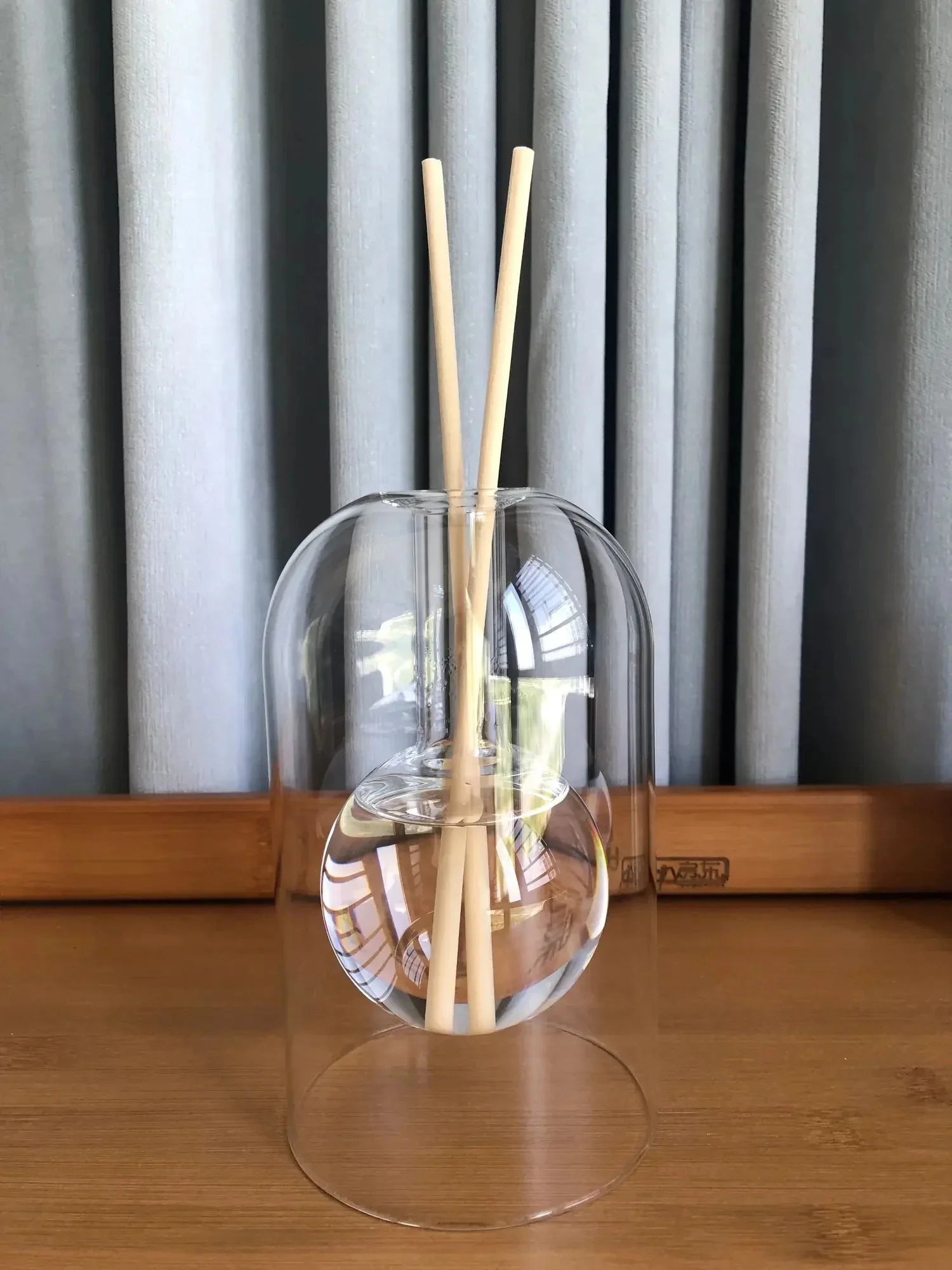 زجاجة ناشرة للعلاج العطري زجاجية للزيوت العطرية مع أعواد توزيع حاويات تخزين شفافة لديكورات المنزل الحديثة