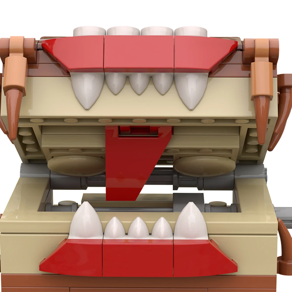 Blocos de construção MOC do livro monstro das criaturas mágicas, tonome animado mordendo, modelo DIY da escola do feiticeiro para fãs de Potter
