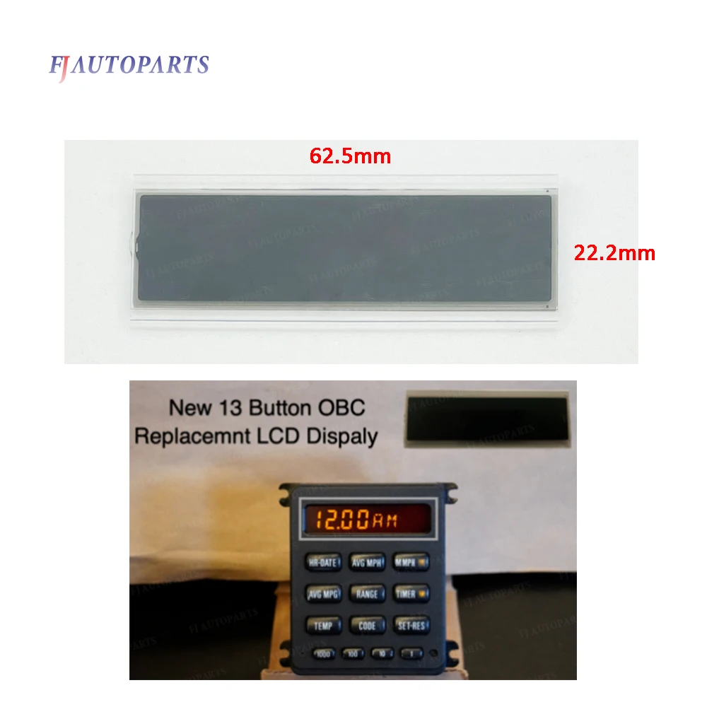 13 Button OBC Computer LCD Screen Display for BMW E28 E30 E28 OBC Boardcomputer BC1 screen 325i 325e 325is 325ic 528e 535i