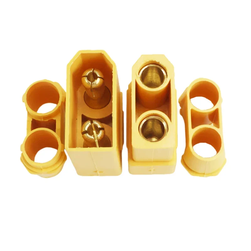 5ペアコネクタXT90 XT-90 XT90Hオスおよびメスバレットコネクタプラグ、RCリポバッテリーモーターESCおよび充電リード拡張用