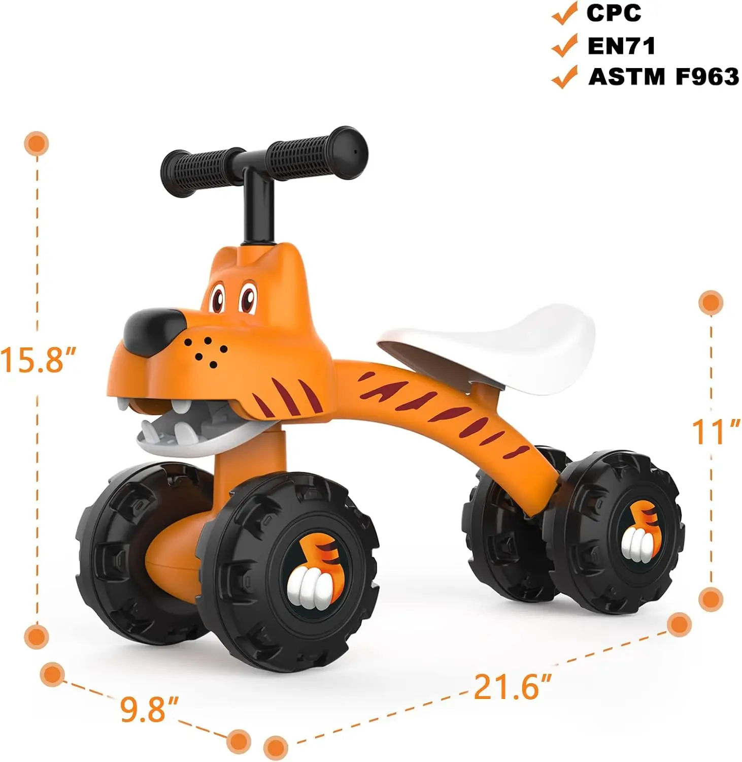 Bicyclette d'équilibre pour bébé garçon et fille de 1 an, jouets d'intérieur et d'extérieur sans pédale pour les tout-petits de 10 à 36 mois, roue silencieuse