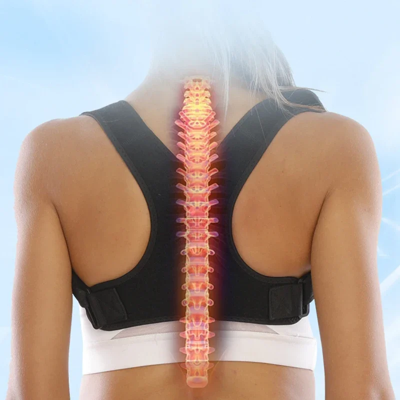 

Adjustable Posture Back Brace Shoulder Support Humpback Back Health