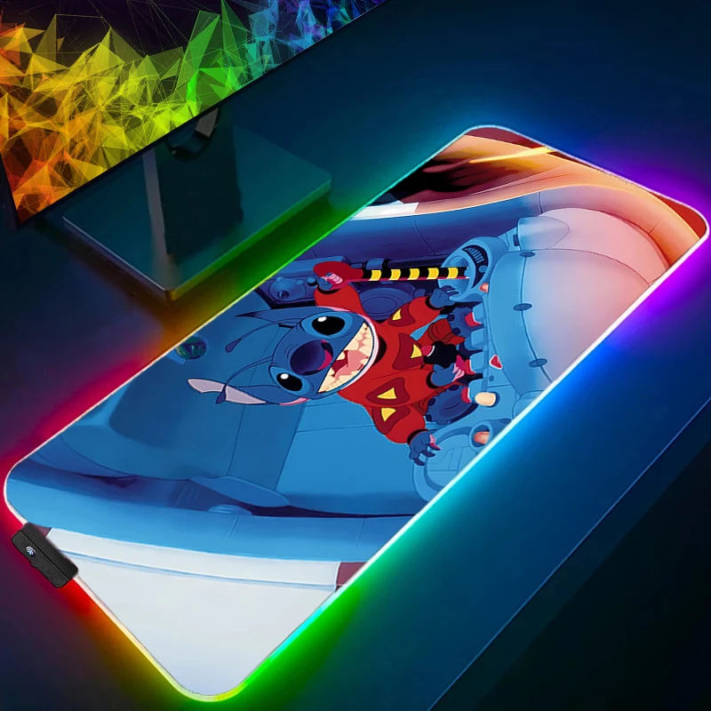 Mouse pad rgb ponto backlight acessórios de jogos projetado especificamente tapete gamer pc computador teclado tapete de mesa led mausepad